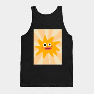 Sunny Fun Cartoon Tank Top